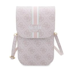 Guess Bandolera Universal Para Teléfono Con Correa Y Tarjetero, Rosa