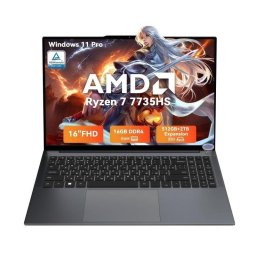 Portátil Blackview GamiBook 6 16" AMD Ryzen 7 7735HS 16GB 512GB SSD Radeon 680M Windows 11 Pro
