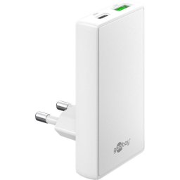 Cargador Goobay 75724 Interior USB-C y USB-A 65W Carga Rápida Power Delivery