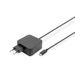 Cargador USB-C para portátil Digitus 65W PD3.0 Negro