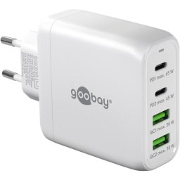 Cargador Rápido Multipuerto USB-C Goobay 64818 68W GaN 4 Puertos