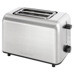 Tostadora Clatronic TA 3822 2 ranuras extraanchas acero inoxidable 850 W