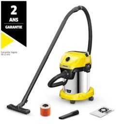Aspiradora sin Cable Kärcher WD 3-18 S 225W 20 min 17L Acero Negro Amarillo