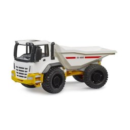 Camión basculante Bruder 03420 Escala 1:16 ABS Blanco/Amarillo