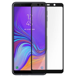 Avizar Protector de Pantalla de Cristal Templado Ultrafino Bordes Negros para Samsung Galaxy A7 2018