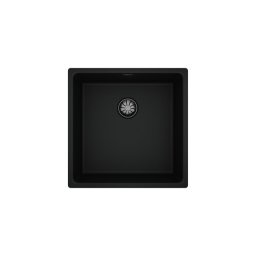 TEKA Fregadero bajo encimera - sobre encimera TOPLINE RS15 40.40 NEGRO. 115000092. Una cubeta. Para mueble de 50 cm
