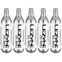 LEZYNE Cartuchos aire comprimido 25G Co2 - 5 Pack Silver . Plateado