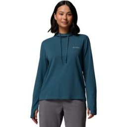 Columbia Camiseta manga larga de mujer EU Sun Trek™ Hoodie . (L) Azul Turquesa