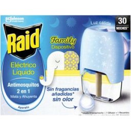 Raid Family Antimosquitos aparato + recambio 30 noches