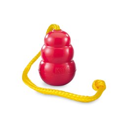 KONG Classic con cuerda - L: aprox. 7 x 65 cm (Diám x L)