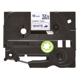 Brother Cinta Laminada para Rotuladora Electrónica TZEFA4 Azul sobre Blanco