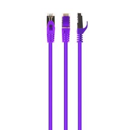 Gembird PP6-0.5M/V Cable de Red RJ45 F/UTP FTP AWG26 Cat6 50cm Púrpura