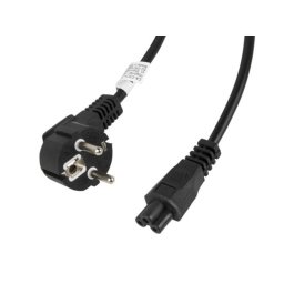 Cable alimentación Lanberg CA-C5CA-11CC-003-BK 3m C5 acoplador a CEE7/7 Negro