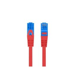Cable de red Lanberg PCF6A-10CC-0100-R Cat6a S/FTP 1m Rojo RJ-45