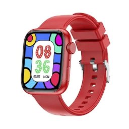 Smartwatch Forever IGo Watch 3 JW-500 Bluetooth 5.0 Rojo Pantalla IPS Salud y Deporte