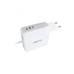 Approx appUAAPL adaptador e inversor de corriente Interior 85 W Blanco