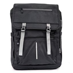 Mochila Ewent EW2537 Portátil 16.1" Oxford 900D Impermeable USB Antirrobo Negra 27L