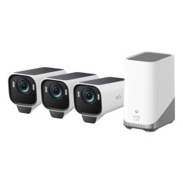Cámara IP Eufy Cam S3 Pro 3+1 4K Ultra HD Zoom Digital 8x Exterior Inalámbrica IR