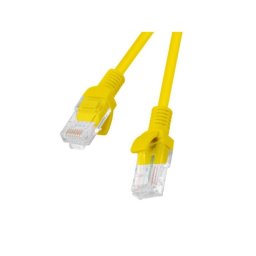 Cable de red Lanberg PCU6-10CC-0025-Y Cat6 0,25 m Amarillo UTP