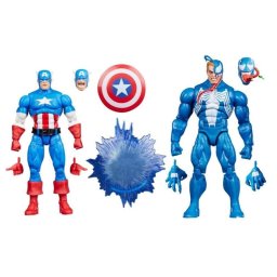 Figura Hasbro Marvel Legends Gamerverse Captain America vs Venom articulada multicolor
