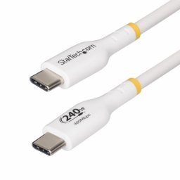 Cable USB-C StarTech.com USB2EPR2MW 2 m 240W Blanco carga rápida