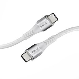 Cable USB-C a USB-C Intenso 1,5 m Blanco Carga Rápida 60W