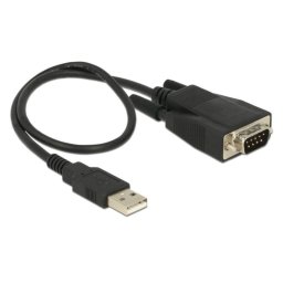 Adaptador USB 2.0 a RS-232 DeLOCK DB9 con Tornillos