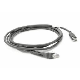 Cable serie Zebra CBA-U21-S07ZBR Negro 2,1 m USB EAS