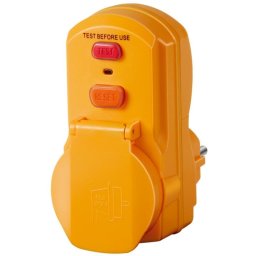 Adaptador Brennenstuhl 1290660 Tipo A 16 A IP54 Amarillo 1 toma Euro 2 pines