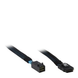 Cable Inter-Tech SFF 8643 a SFF 8087 0,75 m Macho/Macho Negro/Azul