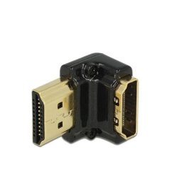 Adaptador DeLOCK HDMI 90° Macho/Hembra Negro