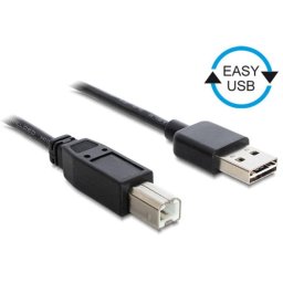 Cable USB 2.0 DeLOCK 3 m A - B Macho/Macho Negro