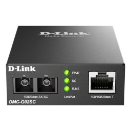 Convertidor de Red D-Link DMC-G02SC/B 1000 Mbit/s Multimodo