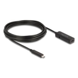 Cable de extensión USB-C DeLOCK 80028 5 m USB 3.2 Gen 2 10 Gbit/s Negro