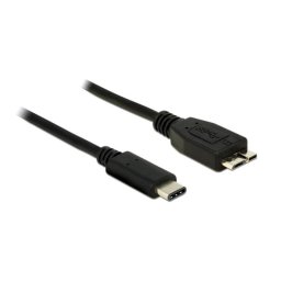 Cable USB DeLOCK 1 m USB 3.2 Gen 2 USB-C a Micro-USB B Negro