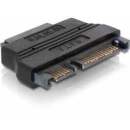 Adaptador DeLOCK SATA 22-pin a Slim SATA 13-pin Negro