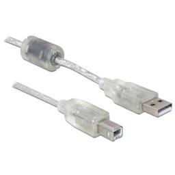 Cable USB 2.0 A-B DeLOCK 0,5 m Gris