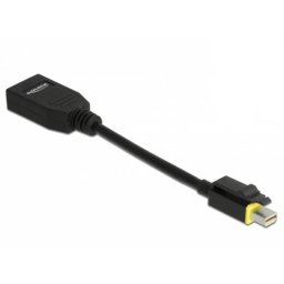 Adaptador DeLOCK Mini DisplayPort 1.4 a DisplayPort 0,15 m