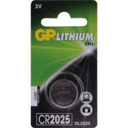 GP-BATTERIES CR 2025 GP - Pila de botón de litio, 3 V, 160 mAh, 20 x 2,5 mm
