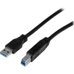 STARTECH.COM ST USB3CAB1M - Cable USB 3.0, conector A macho a conector B macho, 1 m