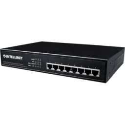 INTELLINET INT 560641 - Switch, 8 puertos, Gigabit Ethernet, PoE