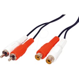 VALUE 11994330 - Cable RCA, conector macho/hembra dúplex, 10 m