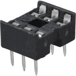 FREI GS 6 - Zócalo para circuitos integrados, 6 polos, doble contacto