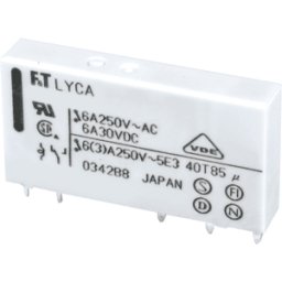 FUJITSU-TAKAMISAWA FTR LYCA 024V - Relé de red estrecho FTR-LYCA, 24 V,1 vía. , 6 A