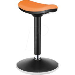 LOGILINK EO0071 - Taburete de oficina, altura ajustable, máx. 136 kg