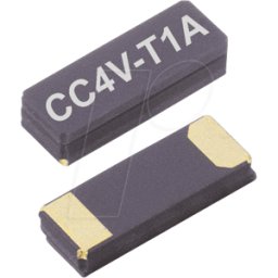 MICRO CRYSTAL 32,768 CC4V-12,5 - Cuarzo reloj, carcasa cerámica, 1,9x5x1,25mm, 12,5PF