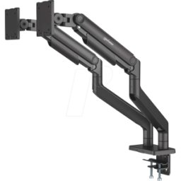 MANHATTAN 462587 - Soporte de mesa para 2 monitores, 17" a 45" máximo 20 kg