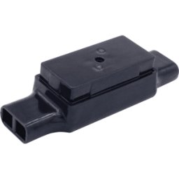 QUADRIOS QUAD 1905C136 - Conectores de doble núcleo, relleno de gel, negro, 0,9 -