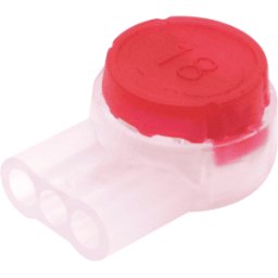 QUADRIOS QUAD 1905C132 - Conectores de un solo núcleo, relleno de gel, rojo, 0,4 -