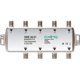 AXING SWE 40-01 - Interruptor de alimentación de 4 pliegues para quad-LNBs